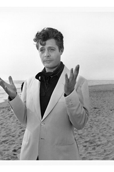 Universal Marcello Mastroianni 02 Ξύλινη Αφίσα Ζωγραφικής Διακοσμητική