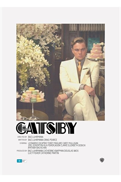 Universal Poster decorativ din lemn pentru filmul Gatsby, superb