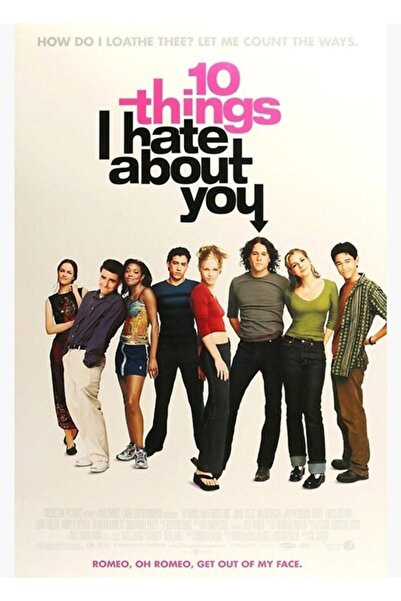 Universal 10 Πράγματα που μισώ από εσένα Χαριτωμένη ξύλινη αφίσα διακοσμητική