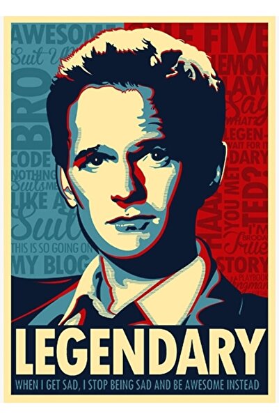 Universal Barney Stinson Cum am cunoscut-o pe mamă Tablou Poster din lemn