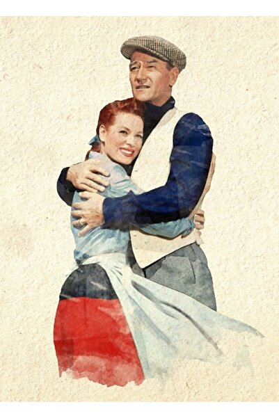 Universal Omul Tăcut - Poster decorativ din lemn cu pictură în acuarelă