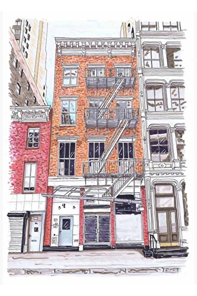 Universal Küçük Bir Hayat Kitabı Lispenard Caddesi Hanya Yanagihara New York Tablo Ahşap Poster Dekoratif