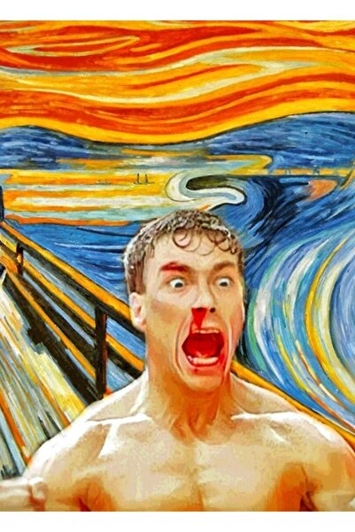 Universal Bloodsport - Van Damme (frank Dux) Ξύλινη Διακοσμητική Αφίσα Τοίχου...