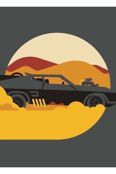 Universal Διακοσμητική Ξύλινη Αφίσα Τραπεζιού Interceptor