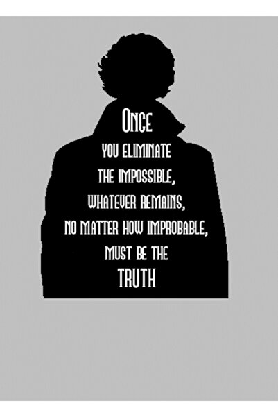 Universal Citaturi Sherlock 221b Baker St. Detectivul britanic Tablou literar...