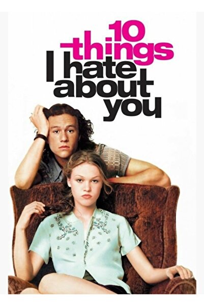 Universal 10 Lucruri pe care le urăsc pe tine Poster Tablou Poster din lemn D...