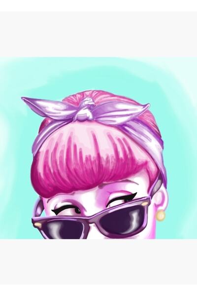 Universal Αφίσα Audrey Hepburn σε παστέλ αποχρώσεις, ξύλινη, διακοσμητική