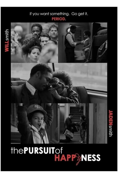 Universal Tablou decorativ din lemn cu mesajul „În căutarea fericirii”