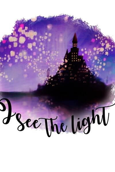 Universal Tablou decorativ din lemn cu mesajul „Văd lumina”