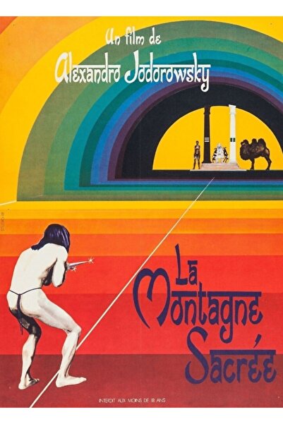 Universal Muntele Sfânt 1973 Alejandro Jodorowsky Poster francez Tablou Poste...