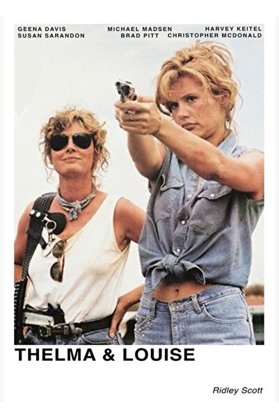 Universal Tablou decorativ din lemn Thelma și Louise