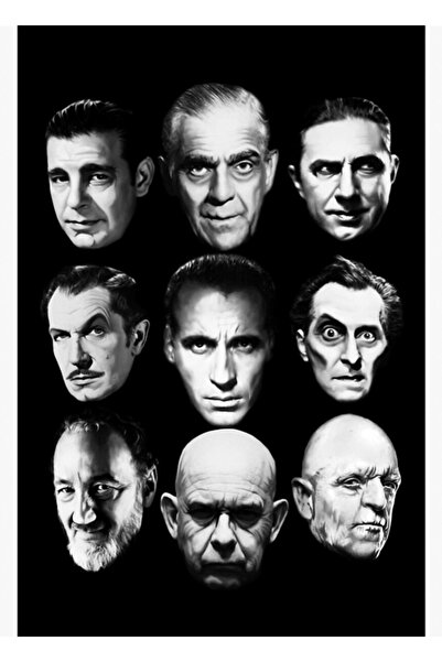 Universal Διακοσμητική ξύλινη αφίσα ζωγραφικής των Masters of Horror