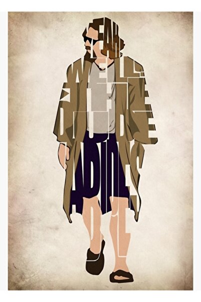 Universal Poster decorativ din lemn The Big Lebowski