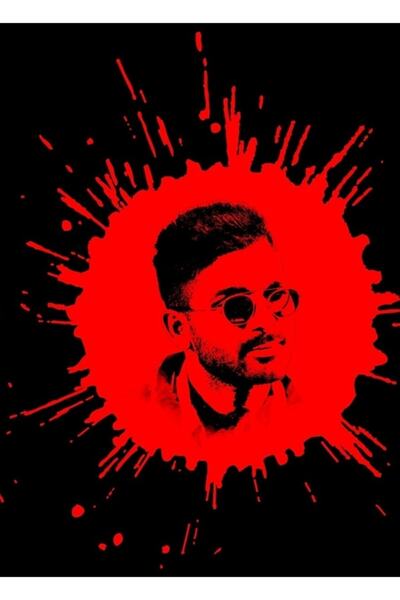 Universal Poster decorativ din lemn Allu Arjun Tablo