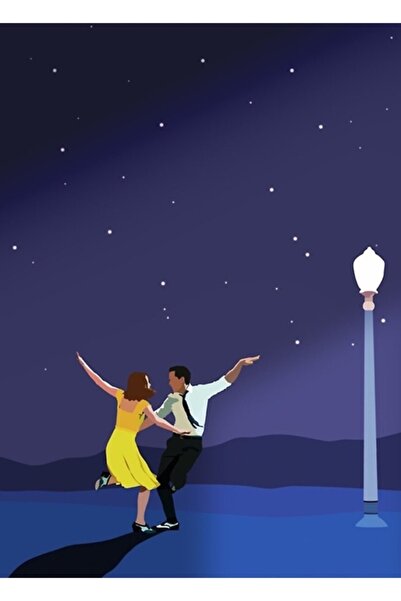 Universal Διακοσμητική Ξύλινη Αφίσα Πίνακα La La Land