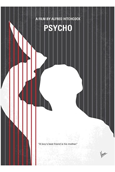 Universal No185- Декоративен дървен плакат  "Психо картина "