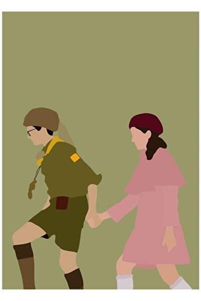 Universal Διακοσμητική Ξύλινη Αφίσα Ταινίας Moonrise Kingdom