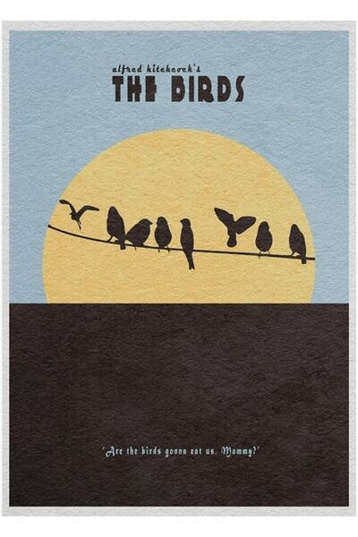 Universal Tablou decorativ din lemn cu păsări