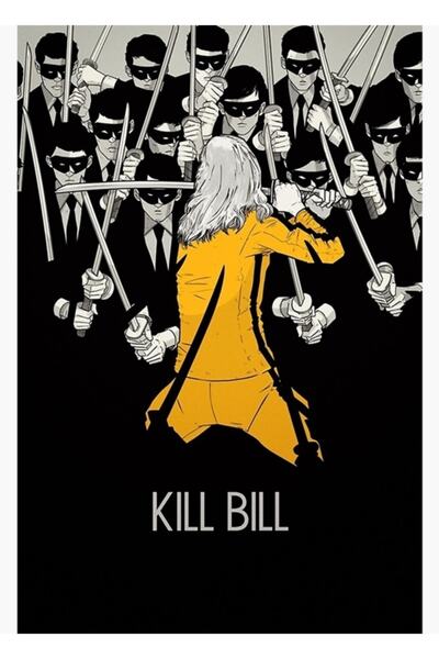 Universal Kill Bill Ist Print Painting Wooden Poster Decorative