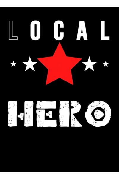 Universal Poster decorativ din lemn cu eroi locali