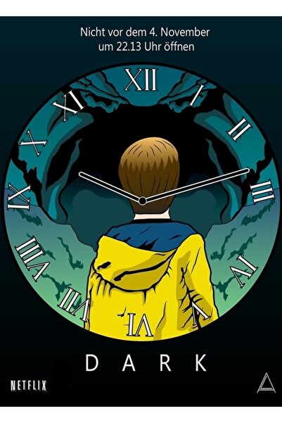 Universal Σκούρο ξύλινο διακοσμητικό αφίσα Netflix