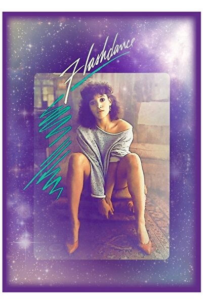 Universal Flashdance - Ξύλινη Διακοσμητική Αφίσα Ακουαρέλας D13