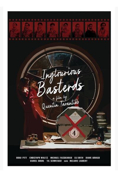 Universal Αδιέξοδοι Μπάστερντς Εναλλακτική Ξύλινη Αφίσα Τραπεζιού Διακοσμητική