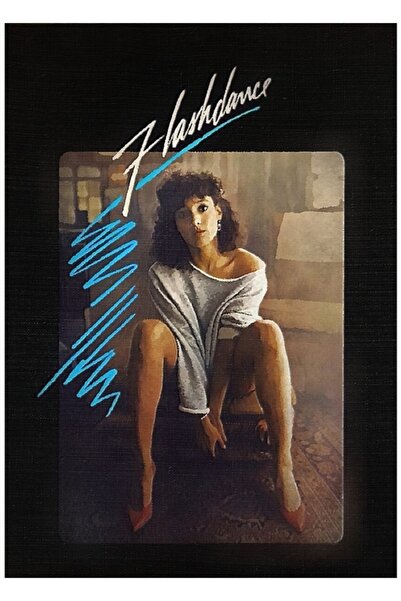 Universal Flashdance - Poster decorativ din lemn, pictat în acuarelă D12