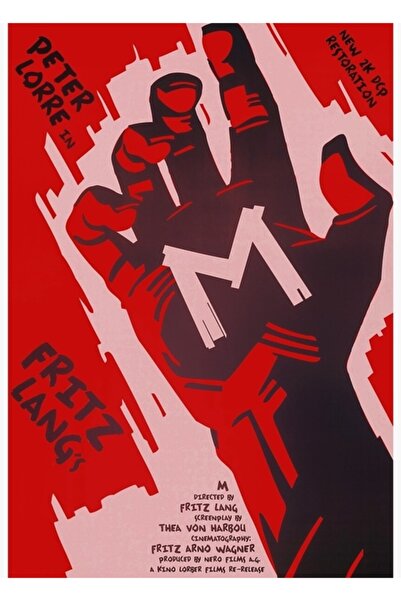 Universal M F. Lang Tablo Poster decorativ din lemn