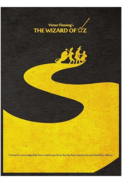 Universal Poster decorativ din lemn cu pictură de „Vrăjitorul din Oz”