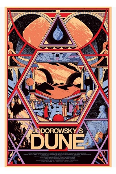 Universal Artă fan-art: Poster decorativ din lemn cu pictură din Dune a lui J...