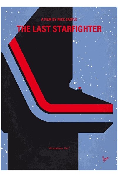 Universal No999 My The Last Starfighter Poster decorativ din lemn