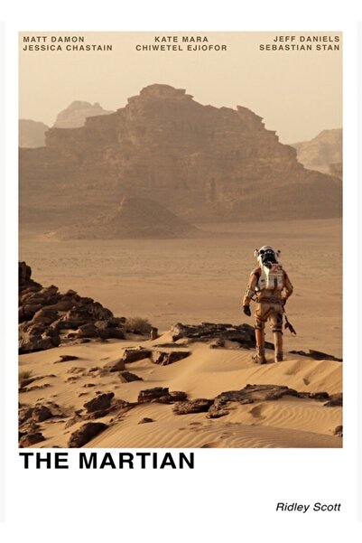 Universal Η Ξύλινη Διακοσμητική Αφίσα "The Martian Tablo"