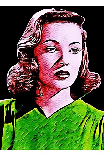 Universal Λάουρα σε μορφή κόμικ, Ξύλινη Διακοσμητική Αφίσα