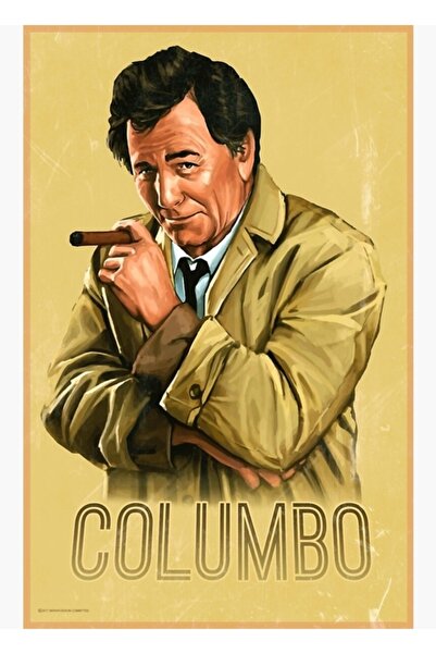 Universal Columbo - Postere din lemn decorative pentru seriale TV