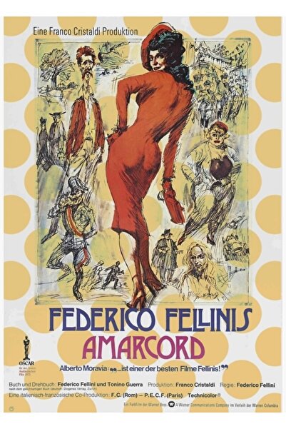 Universal Poster Amarcord Tablo Poster din lemn decorativ