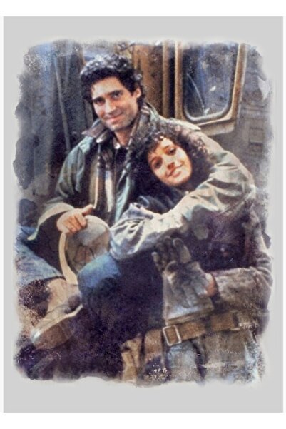 Universal Flashdance - Poster decorativ din lemn, pictat în acuarelă D17