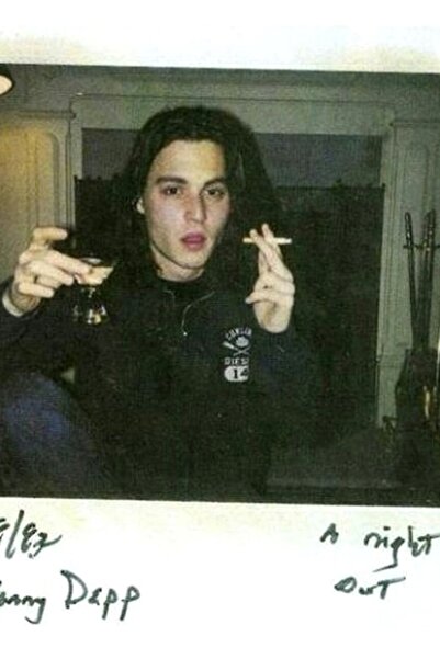 Universal Johnny Depp's Night Out In '97 Tablo Ahşap Poster Dekoratif
