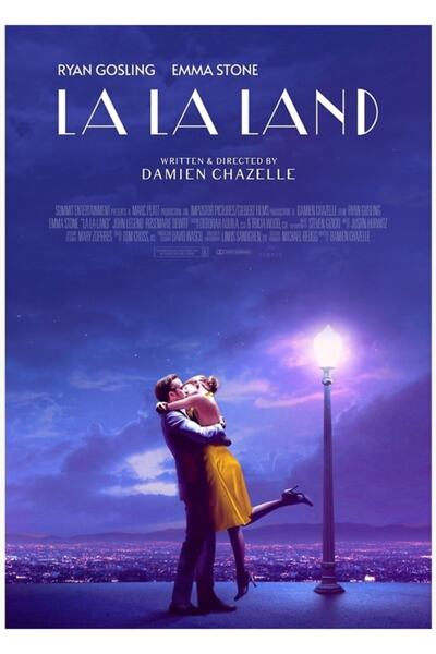Universal La La Land Tablo Ahşap Poster Dekoratif