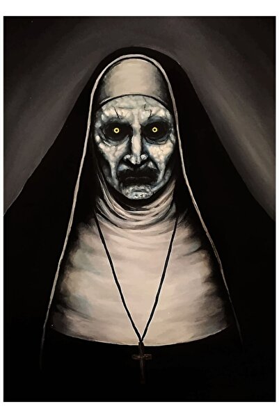 Universal Valak Tablo Ahşap Poster Dekoratif