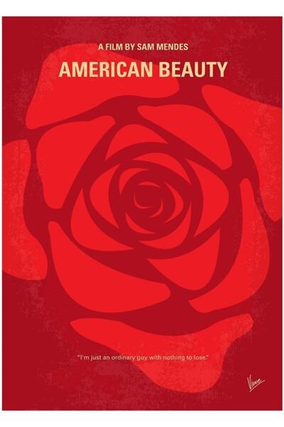 Universal No313- Poster decorativ din lemn cu pictură „American Beauty”