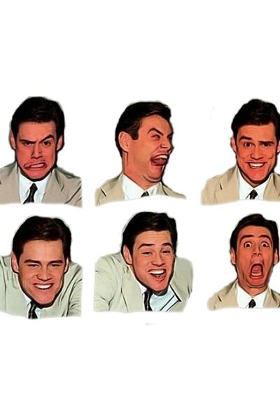 Universal Jim Carrey Faces, cadou amuzant, tablou decorativ din lemn, poster ...