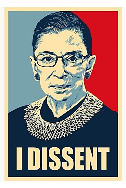 Universal Διαφωνώ - Notorious Rbg -- Ξύλινη Διακοσμητική Αφίσα Πίνακα Ζωγραφικής