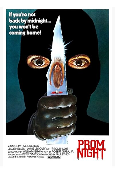 Universal Prom Night (1980) Poster decorativ din lemn pictat