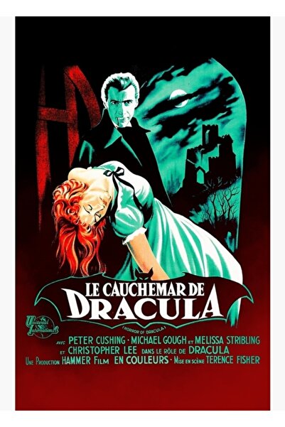 Universal Drakula - Slika izstražnih filmova, drveni poster, dekorativni