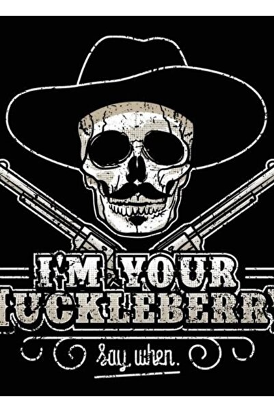 Universal Poster decorativ din lemn cu craniu și pistol