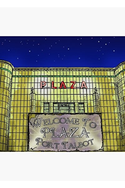 Universal Art Deco Plaza Port Talbot - O notă veche de clasă Poster decorativ...