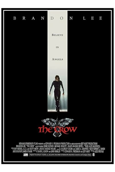 Universal Poster decorativ din lemn The Crow Movie