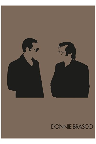 Universal Poster decorativ din lemn Donnie Brasco