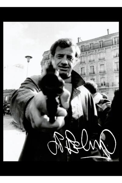 Universal Jean Paul Belmondo, Tablou Poster din Lemn Decorativ